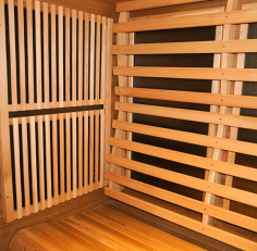 1-2 ατόμων Ημιγυάλινη μισή ξύλινη κατασκευή κάθετου τύπου