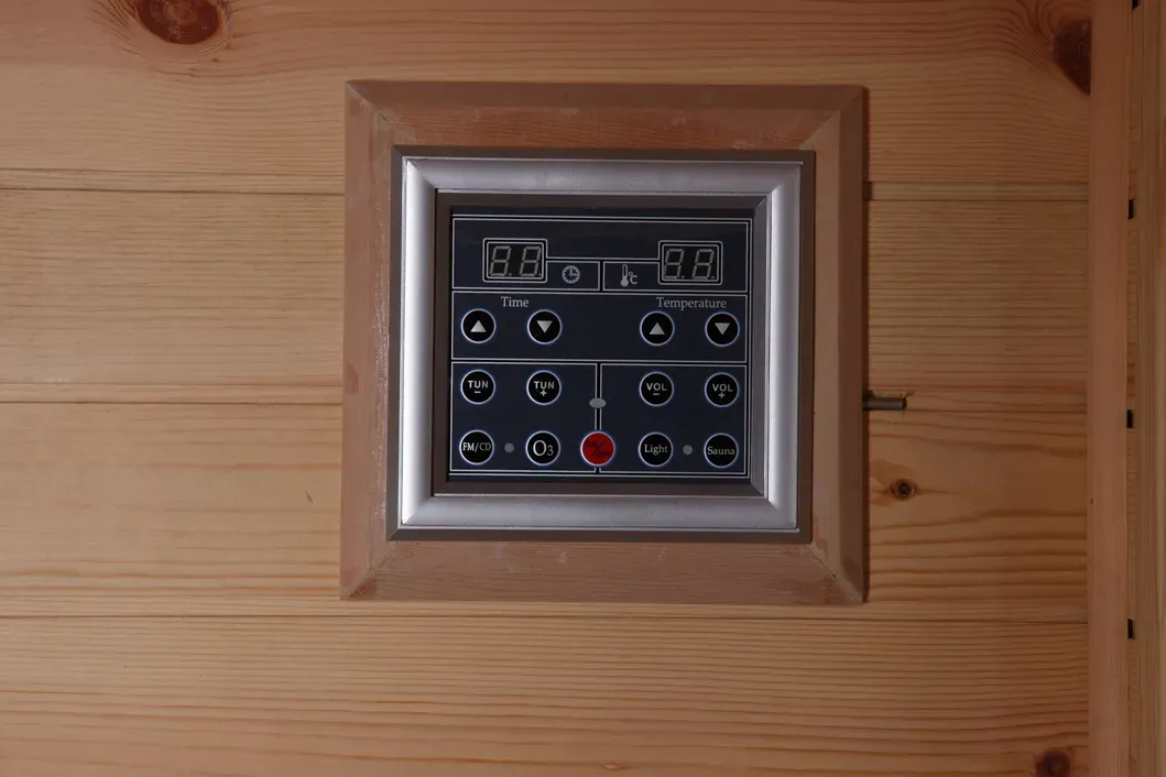 Ξύλινη σάουνα 2 ατόμων για σάουνα υπέρυθρης ακτινοβολίας